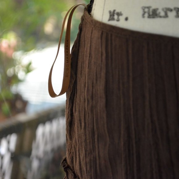 BCBG Brown Maxi Skirt - Picture 2 of 4